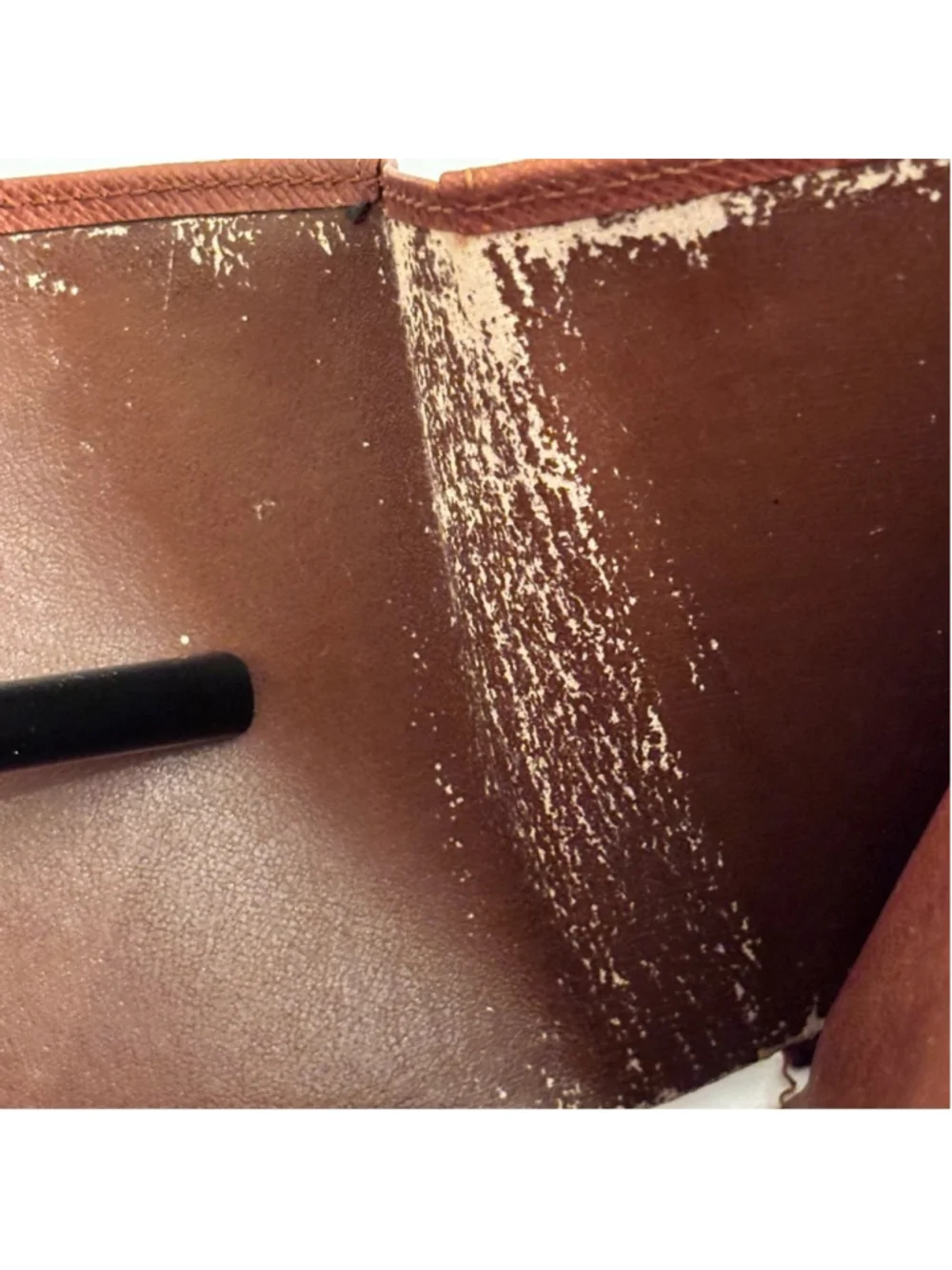 Louis Vuitton Authentic Vintage Brown and Gold Tri-fold Wallet Great Condition